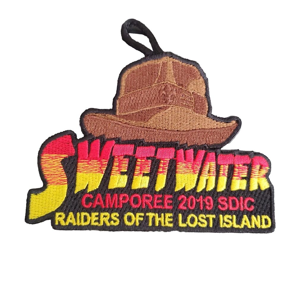 2019 Sweetwater Camporee patch Raiders of the Lost Island